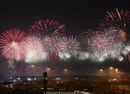 古田县焰火晚会